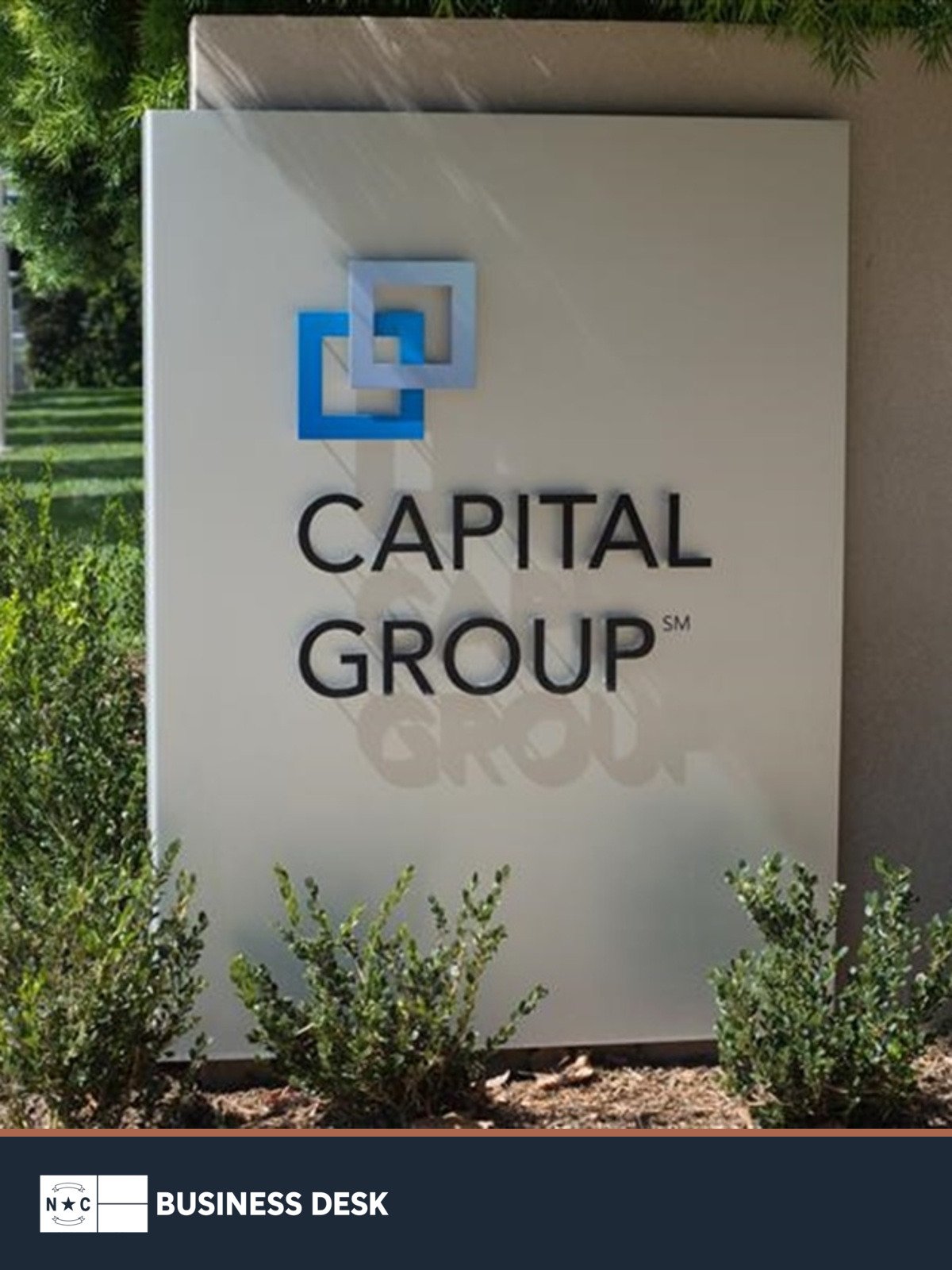 Capital Group sign shown in an official City of Charlotte project image.