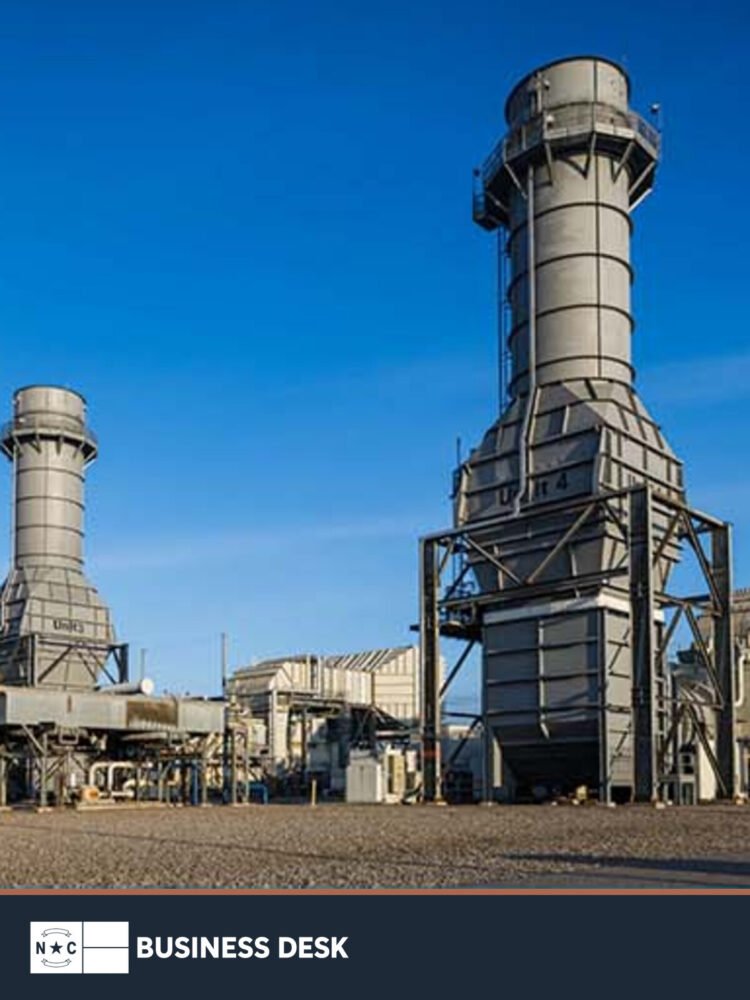 Two existing simple-cycle combustion turbines at Duke Energy’s Smith Energy Complex near Hamlet.