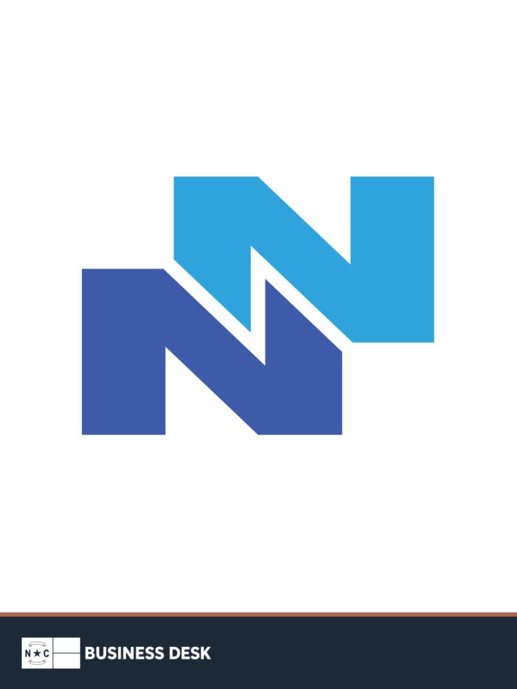 NN Inc. official logo on a white field above the NC Business Desk footer.