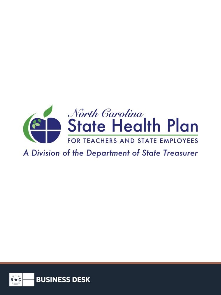 North Carolina State Health Plan’s official logo above the NC Business Desk footer.