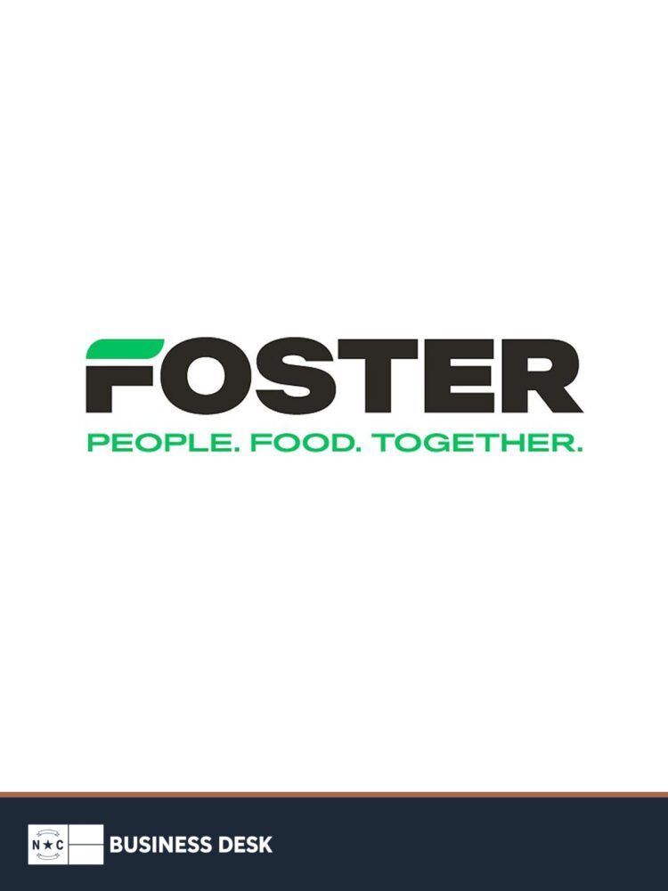Foster’s official company logo above the NC Business Desk footer.